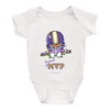 "Future MVP" - Purple Graphic White Onesies