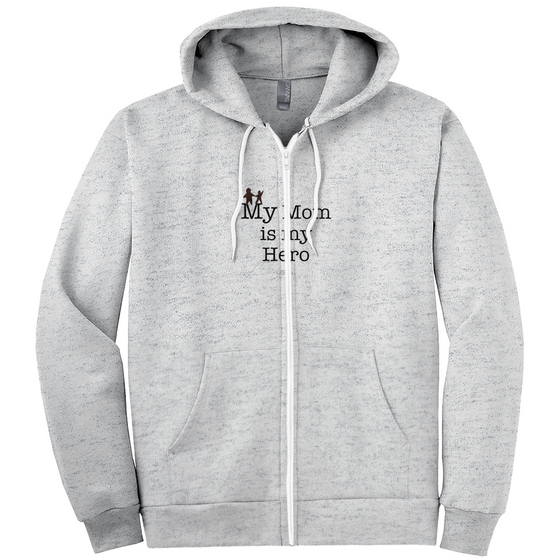 My Mom is My Hero! - Adult Zippered Hoodies