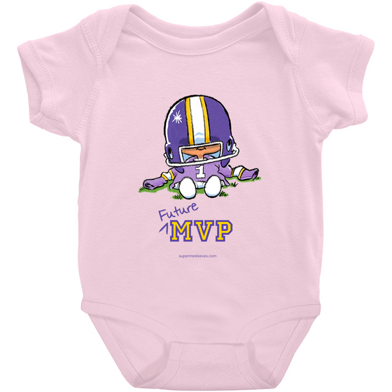 "Future MVP"- Purple Graphic Onesies