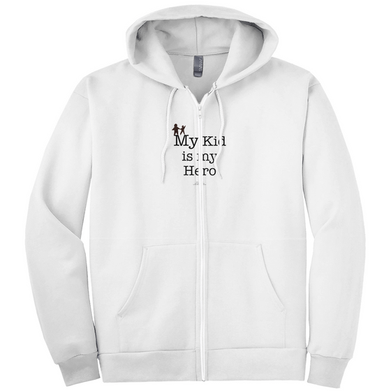 My Kid is My Hero! - Adult Zippered Hoodies