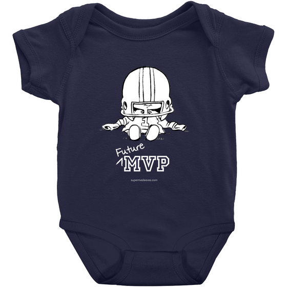 "Future MVP" - B&W Graphic Darker Onesies