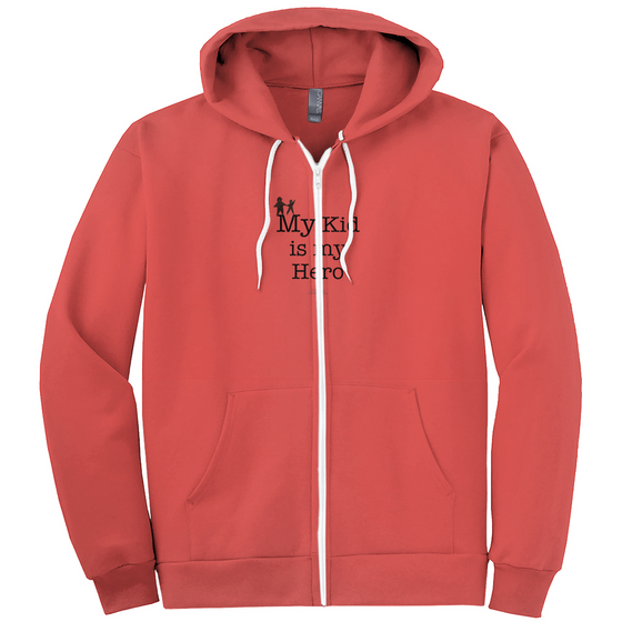 My Kid is My Hero! - Adult Zippered Hoodies