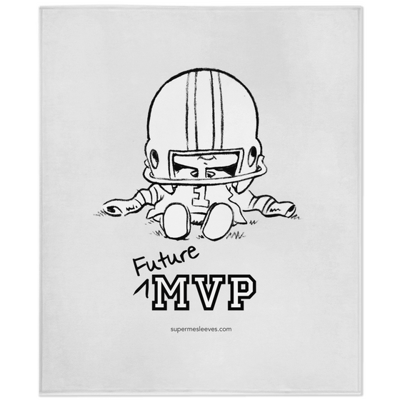"Future MVP" B&W - Fleece Blankets